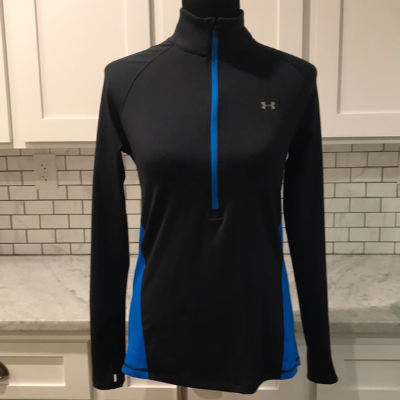 Under Armour Tops - Under Armour Cold Gear Shirt 1/4 Zip long sleeve Logo on Sleeve Medium